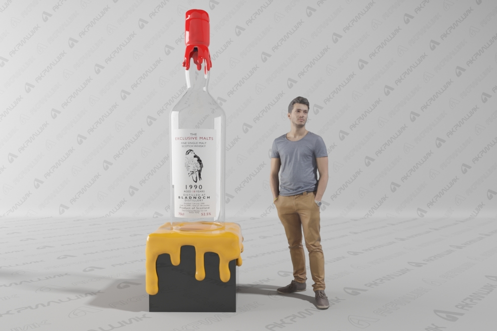 Акриловый рекламный макет -Алкоголь-