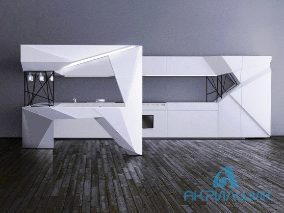 Мебель оригами: кухонный гарнитур 